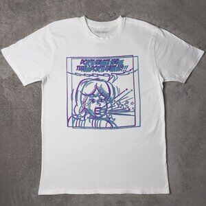 Billie Eilish Rare T-Shirt Men's Large "Happier Than Ever" DVD Pop Art Halftone